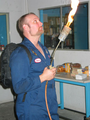 The Flamethrower at the 2003 GCI.
